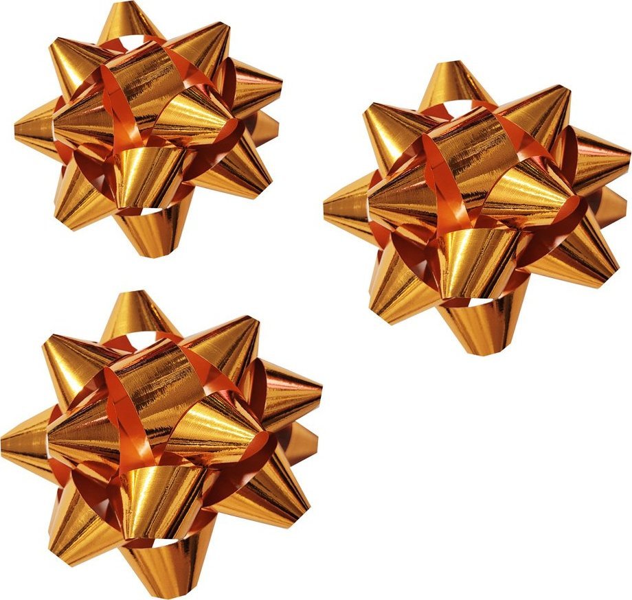 Fastima Zestaw POMARAŃCZOWY KOKARDA do prezentów 5,5cm B002