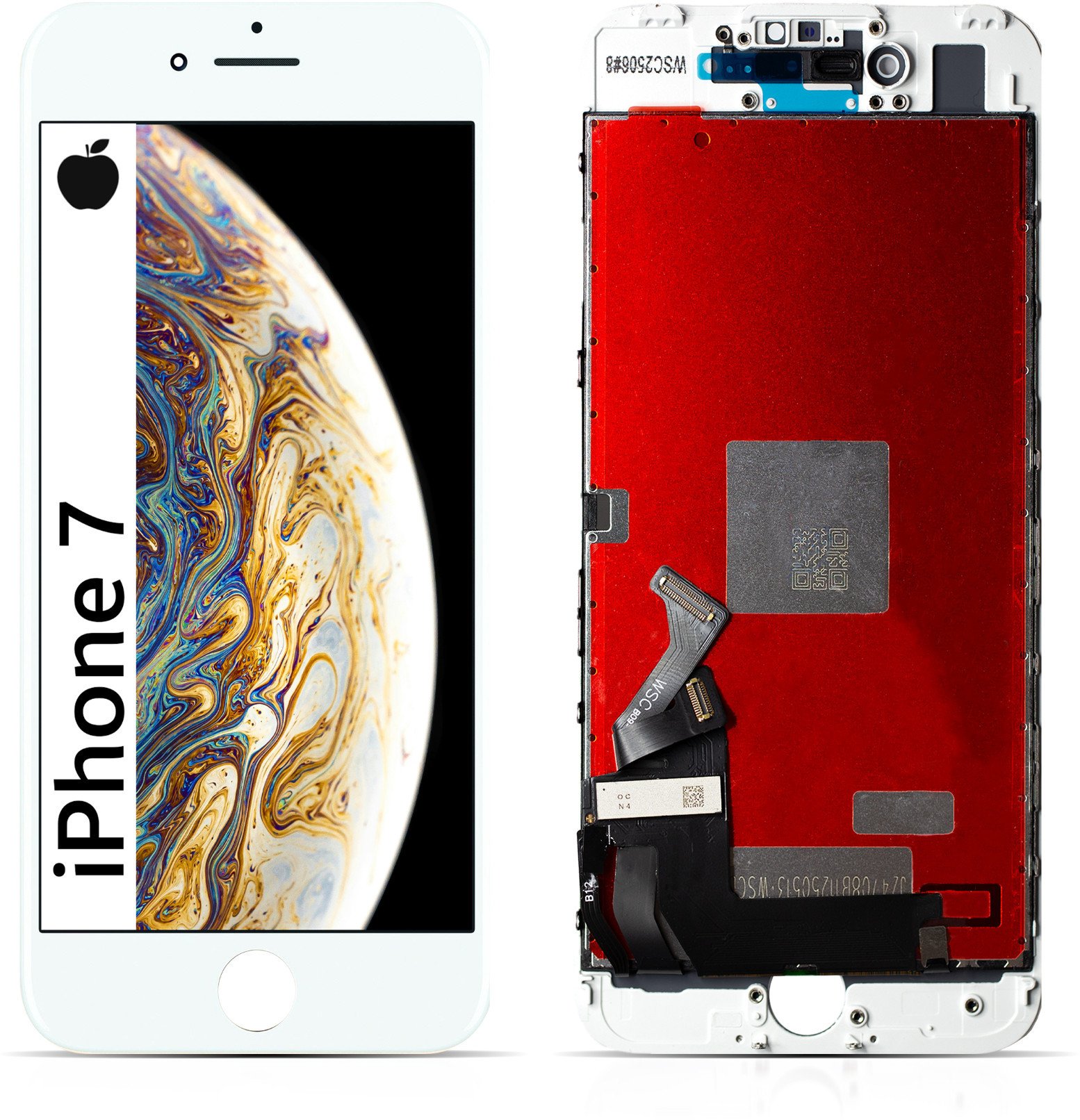 Wyświetlacz do iPhone 7 Ekran LCD Biały A1778 A1660 A1779 (5904858300044)