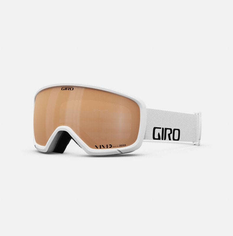 Gogle zimowe GIRO RINGO WHITE WORDMARK (Szyba lustrzana kolorowa VIVID-Carl Zeiss EMBER 19-42% S2) (NEW 2024/2025)