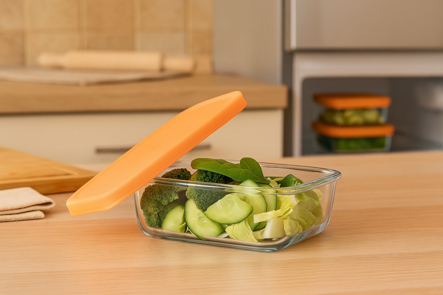 Pojemnik szklany 1800 ml Daily do przechowywania żywności