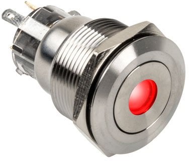 DimasTech DimasTech Vandalismusschalter/-taster 22mm, Silverline Dot - RGB