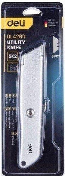 Nóż 19mm metalowy DELI EDUKAMP