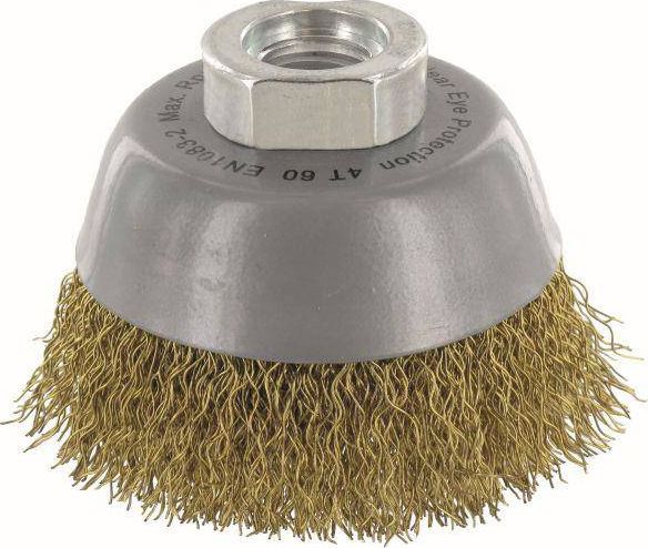 Abraboro SZCZOTKA DOCZOŁOWA 60 MM/M14 ABRABORO - DRUT KARBOWANY 0,3 MM MOSIĘŻNY AB90409051 ABRABORO