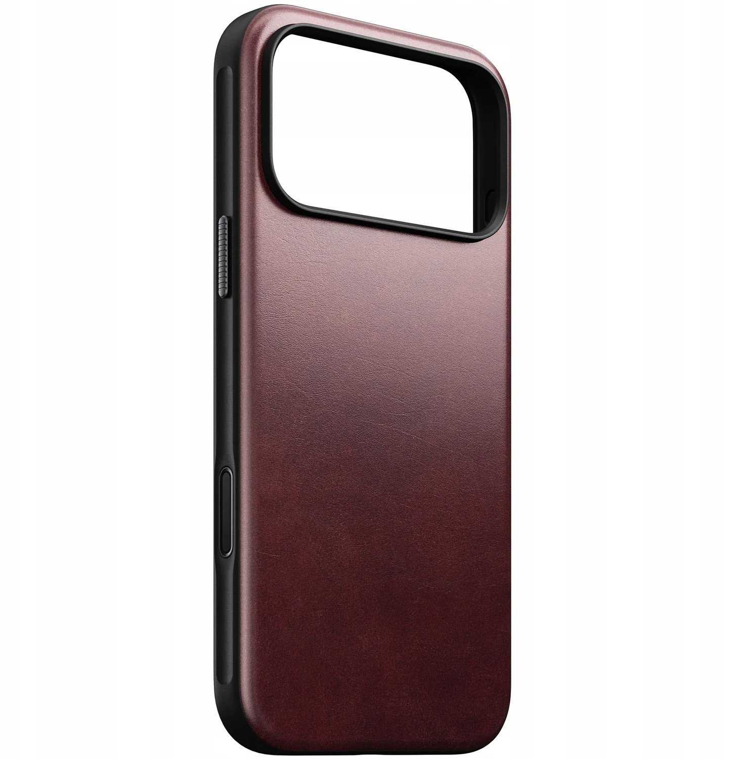 Nomad Modern Leather Case, burgundy (Horween) - iPhone 17 Pro Max