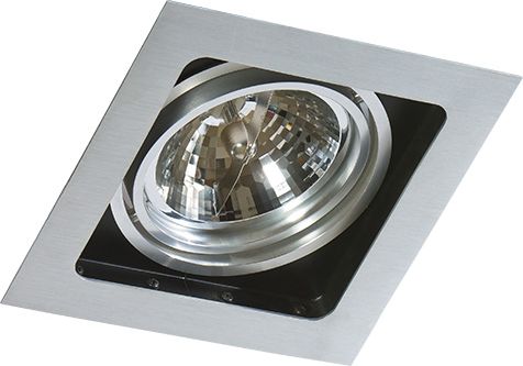 Azzardo Oprawa podtynkowa kostka aluminiowa AZzardo SISTO 1 AZ0793