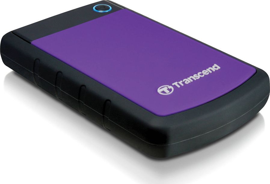 Dysk zewnętrzny HDD Transcend 25H3P 1TB Czarno-fioletowy (TS1TSJ25H3P)
