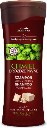 Joanna Tradycyjna Receptura Szampon do włosów normalizujący Chmiel i Drożdże Piwne 300ml - 521612