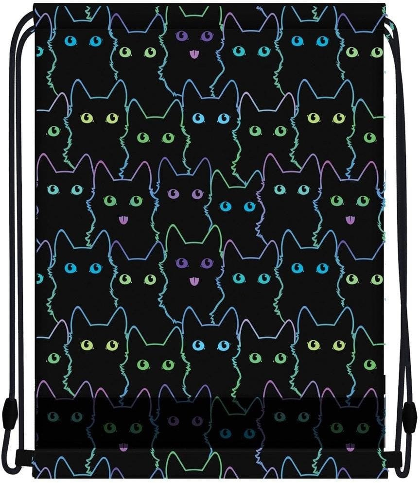 Worek szkolny SSC242 Kot czarny STRIGO