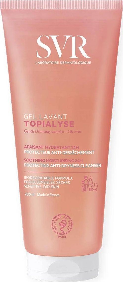 SVR Topialyse Gel Lavant kojąco-nawilżający żel do mycia 200ml