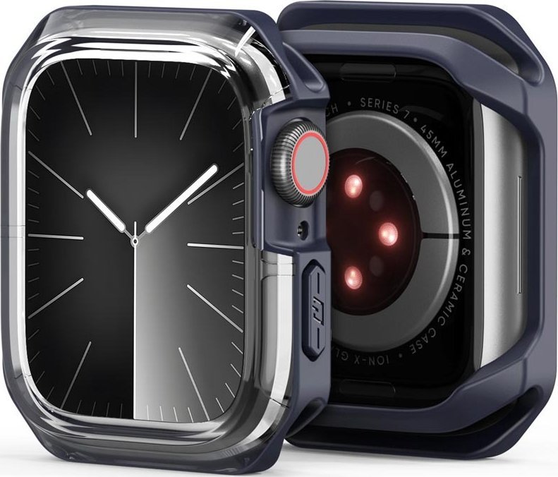 DUX DUCIS futerał TAMO do Apple Watch serii 10 46 mm transparentny z niebieskim