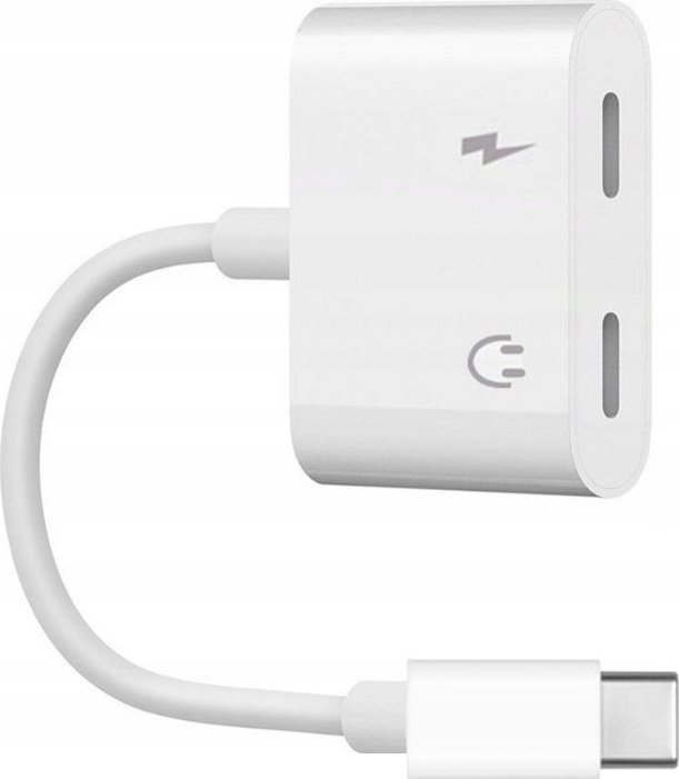 Adapter USB Co2 CO2 ADAPTER 2X USB-C PRZEJŚCIÓWKA KABEL USB TYP C DO SAMSUNG APPLE XIAOMI Z DAC