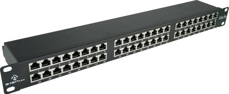 Alantec Patch panel 19" 1U 48x RJ45 kat. 5e STP (PK049)