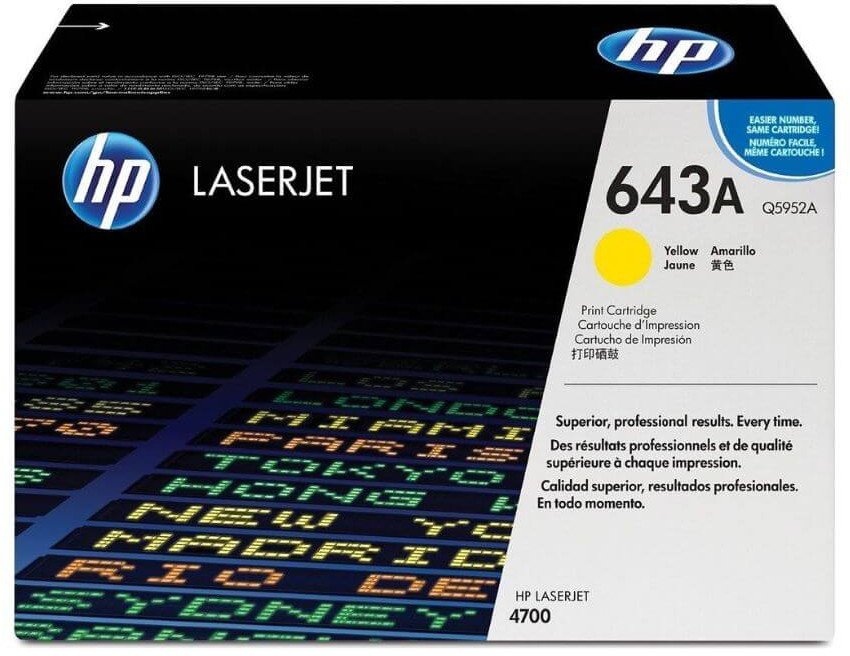 Toner HP 643A Q5952A 10 tys. Y Oryginał