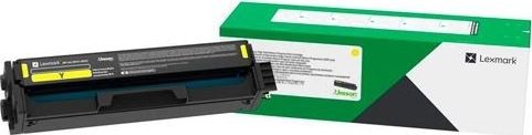 Toner Lexmark C332HY0 Yellow Oryginał (C332HY0)