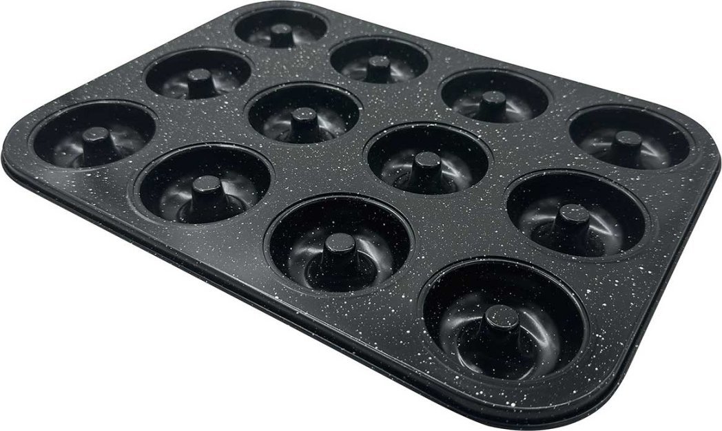 Klausberg KB-7841: Granitowa forma do pieczenia 12 pączków donut