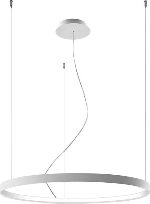 Lampa wisząca Lumes Biała lampa wisząca ring LED - EXX229-Riwas