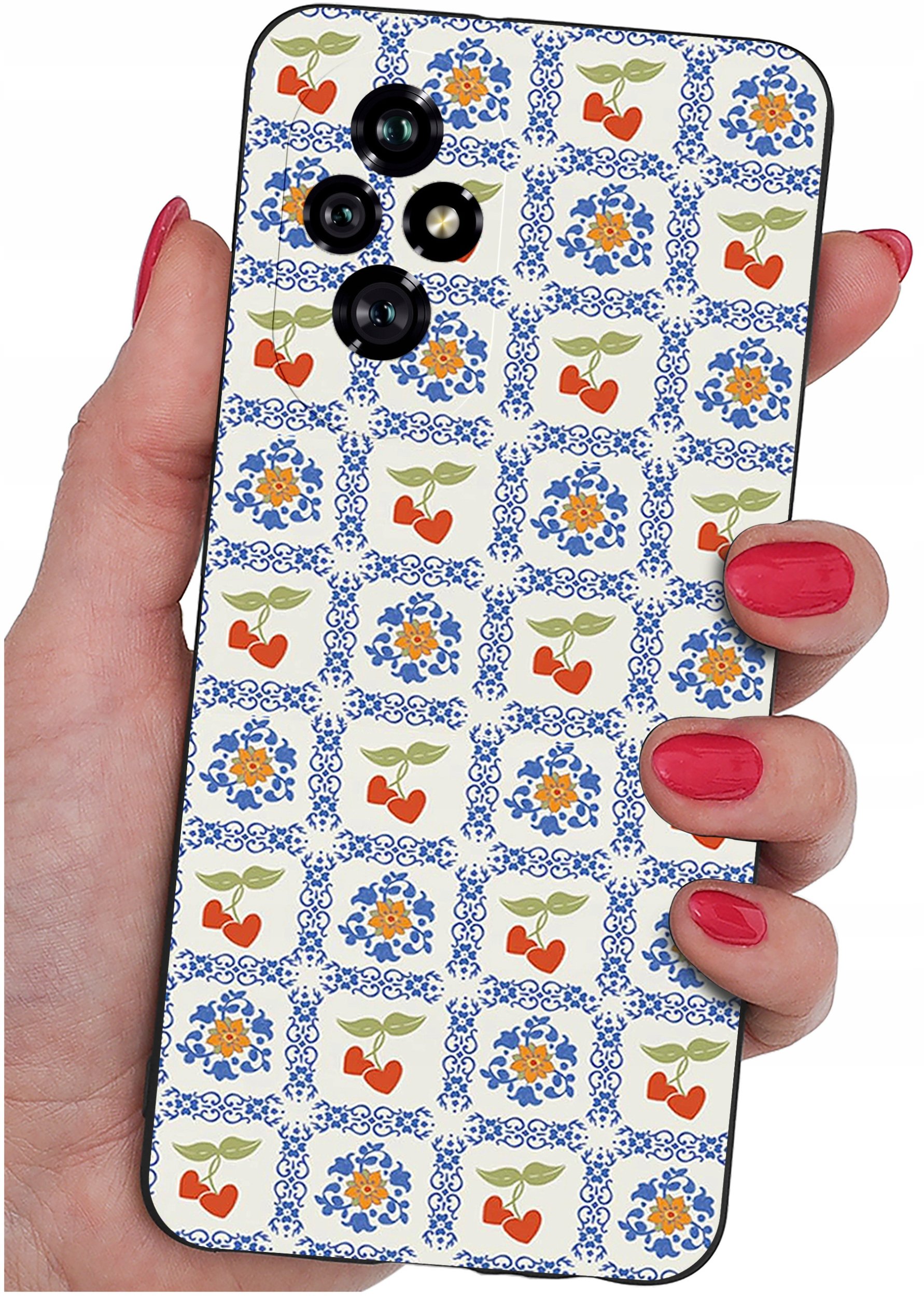 ETUI do Honor 200 5G | WZORY | SILIKONOWE MATT CASE + SZKŁO 9H