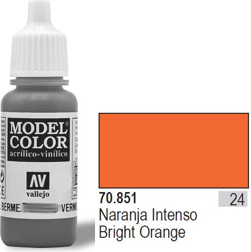 Vallejo VALLEJO Farba Nr24 Bright Orange 17ml - 70851