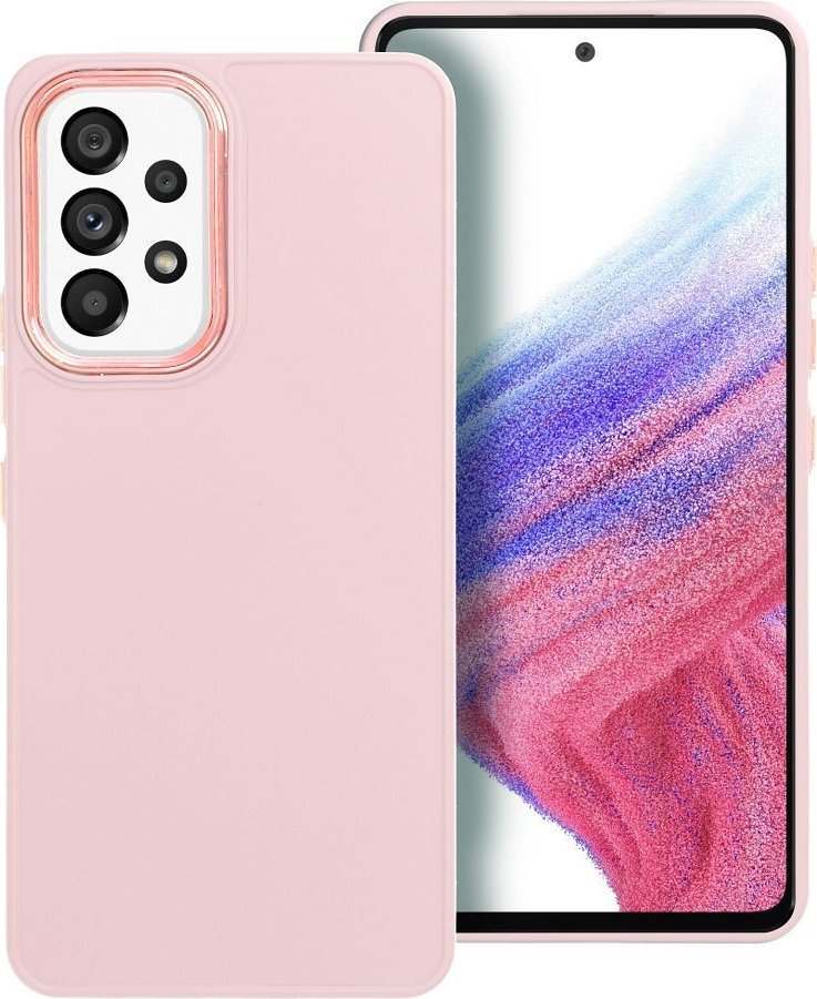 OEM Futerał FRAME do SAMSUNG A53 5G pudrowy róż