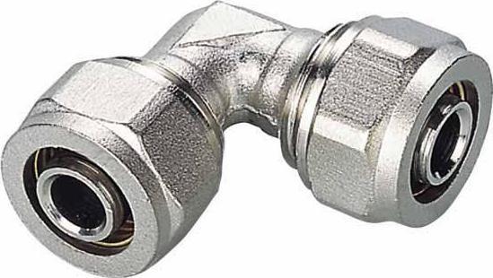 KOLANO PEX-AL-PEX CHROM 16*16 PODWÓJNE