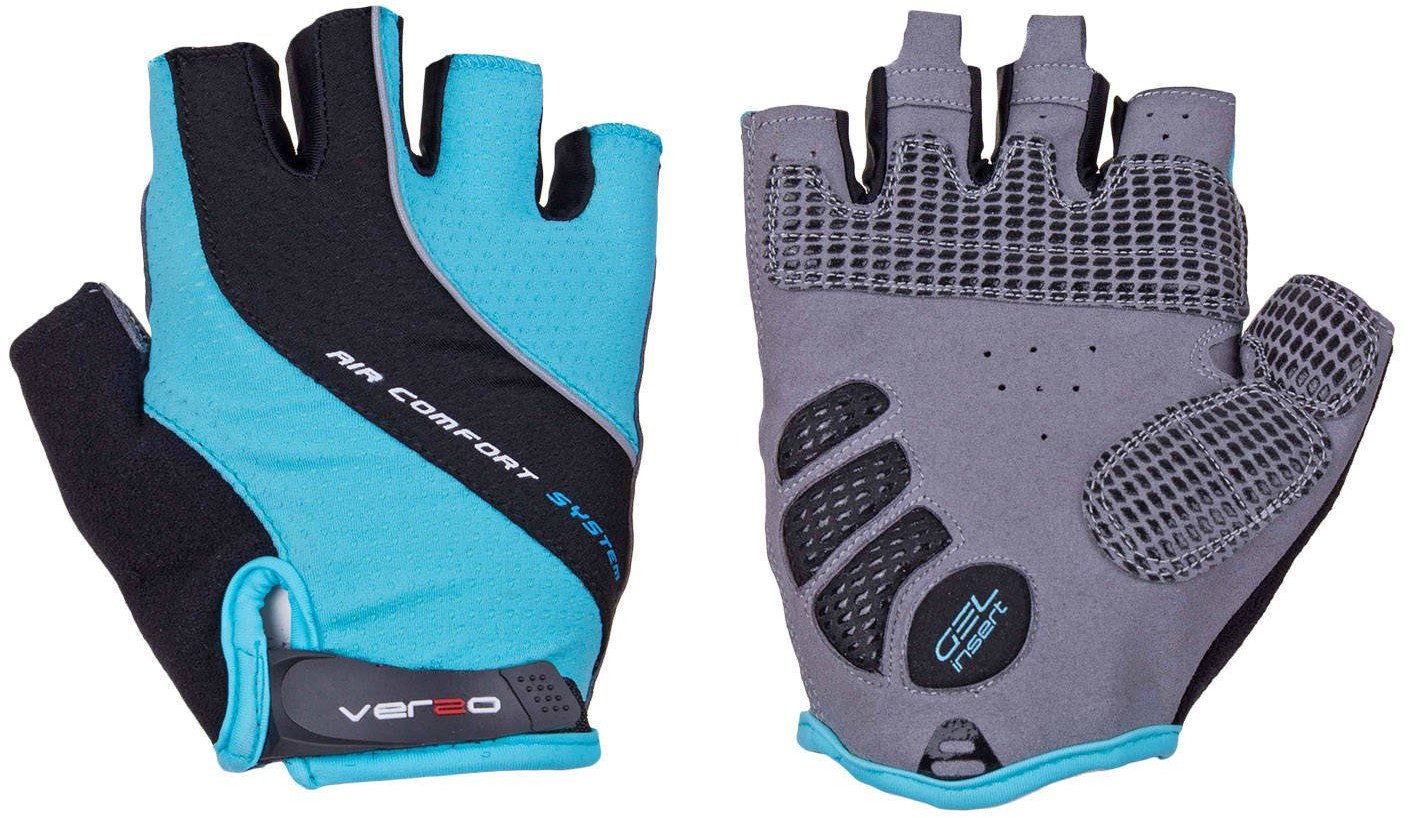Vivo Rękawiczki rowerowe damskie SB-01-8507-E turkusowo-szare r. M (4962537)