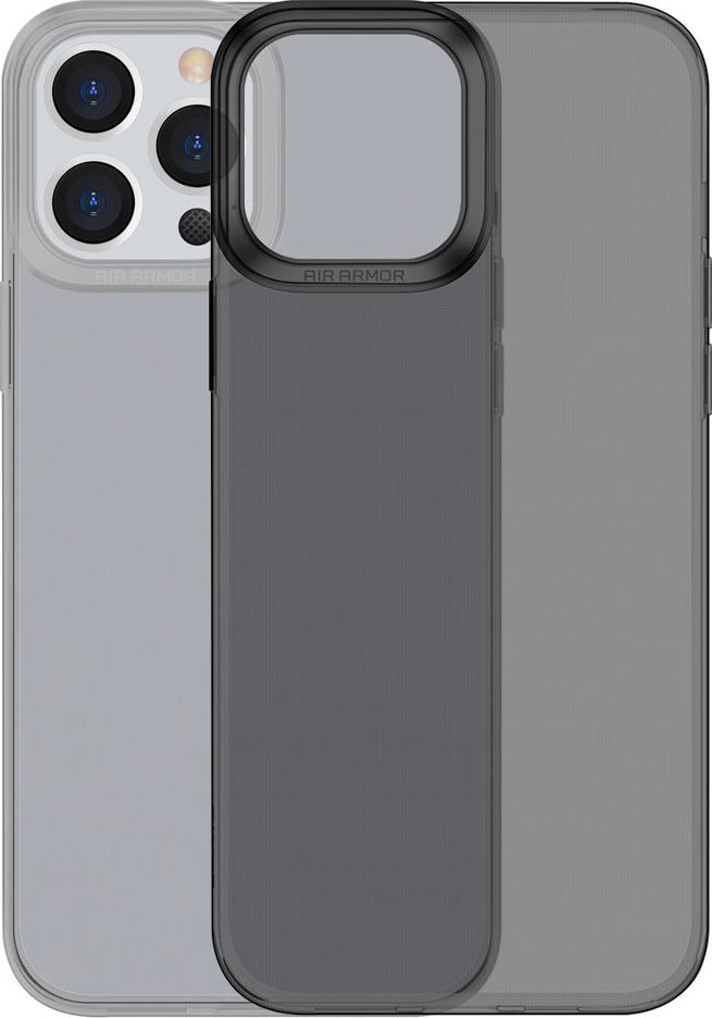 Baseus Baseus Simple Series Case przezroczyste żelowe etui iPhone 13 Pro Max czarny (ARAJ000501)