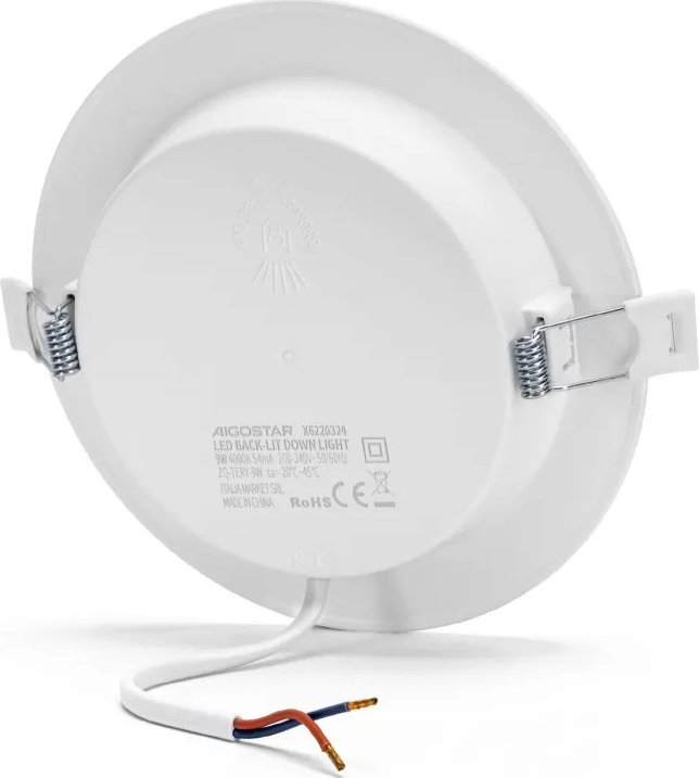 Aigostar Podtynkowa okrągła lampa LED E6 9W Światło naturalne Podtynkowa okrągła lampa LED E6 9W Światło naturalne