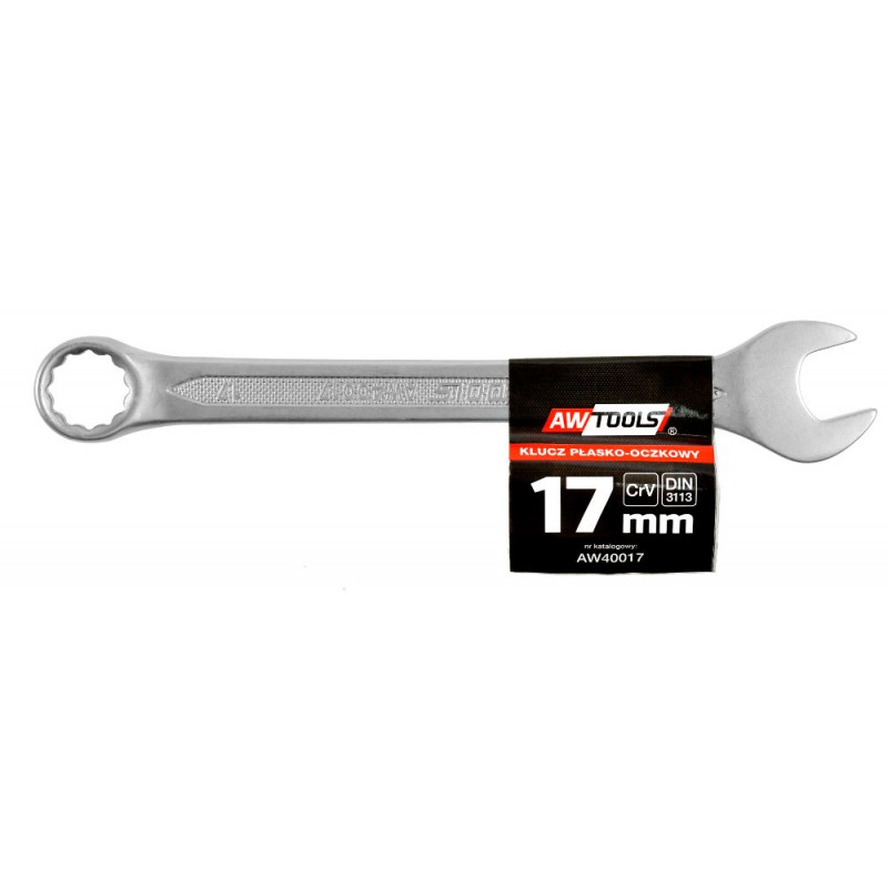AWTools Klucz płasko-oczkowy 17mm (AW40017)