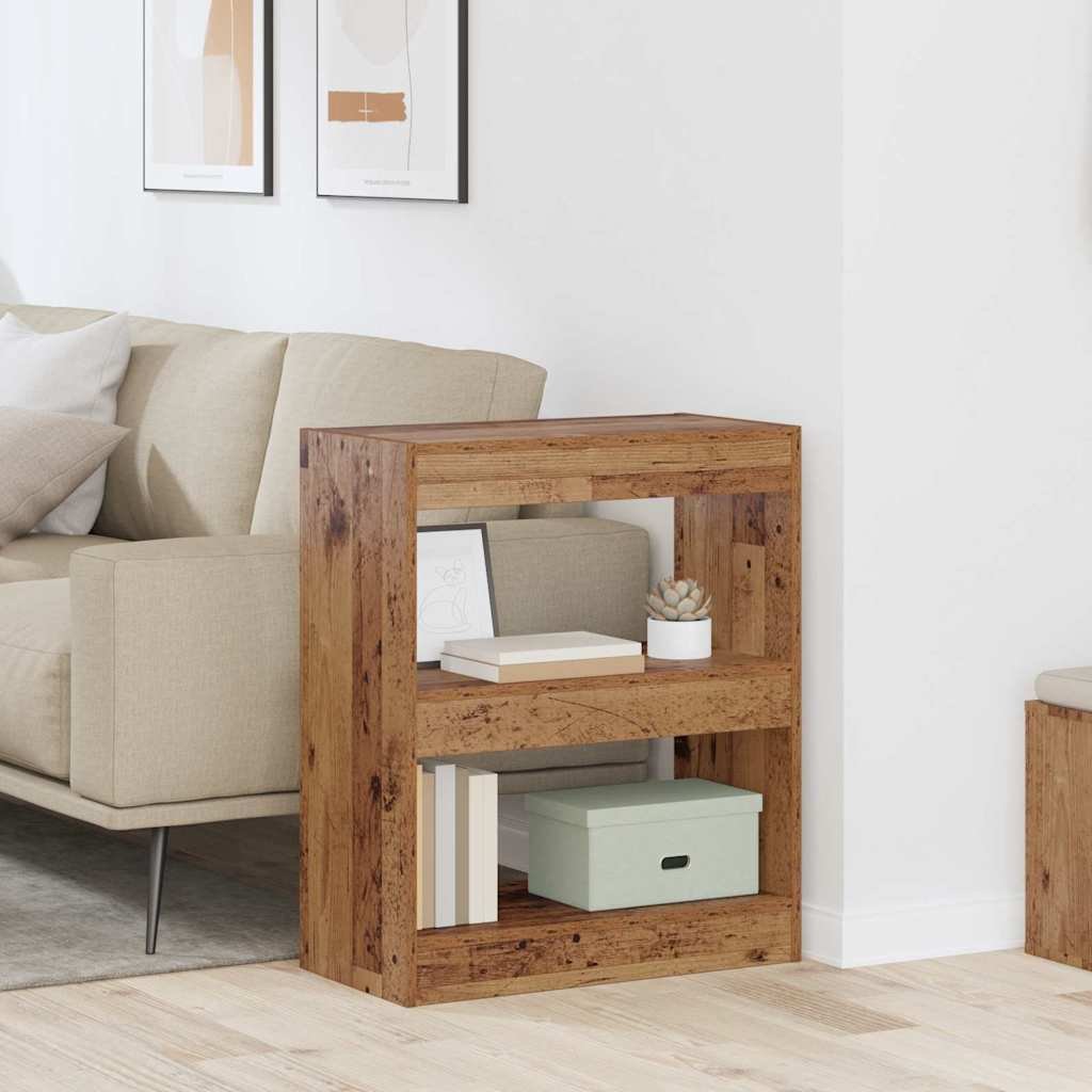 vidaXL Szafka na książki Stary drewno 60 x 30 x 72 cm