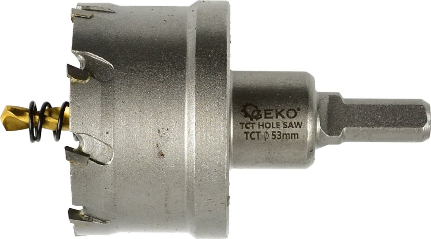 Geko Otwornica widiowa - koronka do metalu 53mm z wiertłem tytanowym (60)