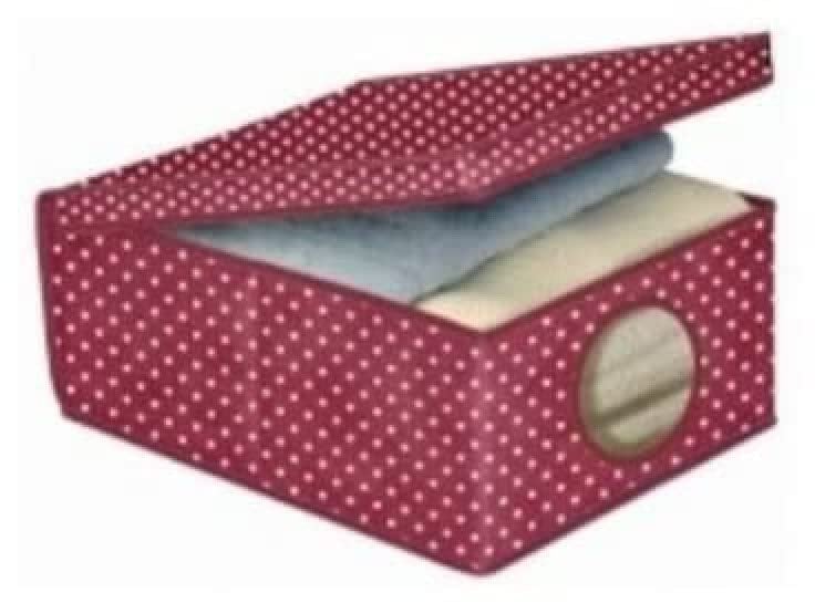 Fabric box 48x36x19cm Bordeaux 8004226340928