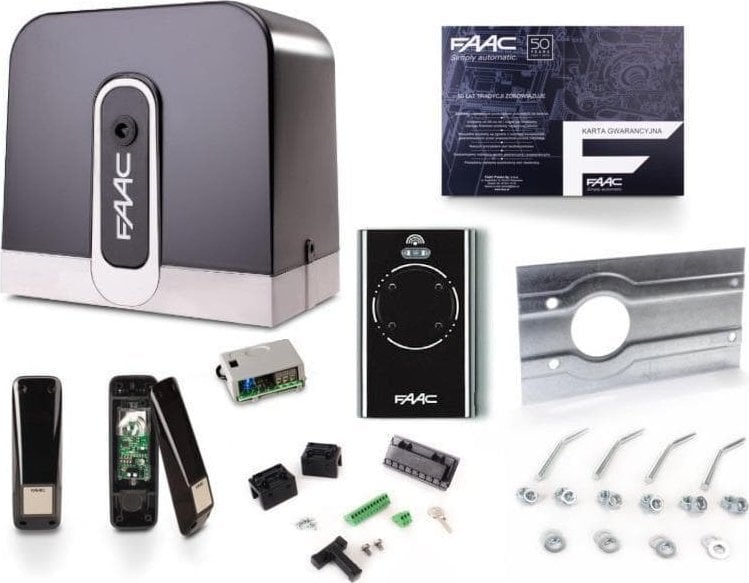 Faac Zestaw Cyclo C720 - FAAC 24V do 400kg bram przesuwnych