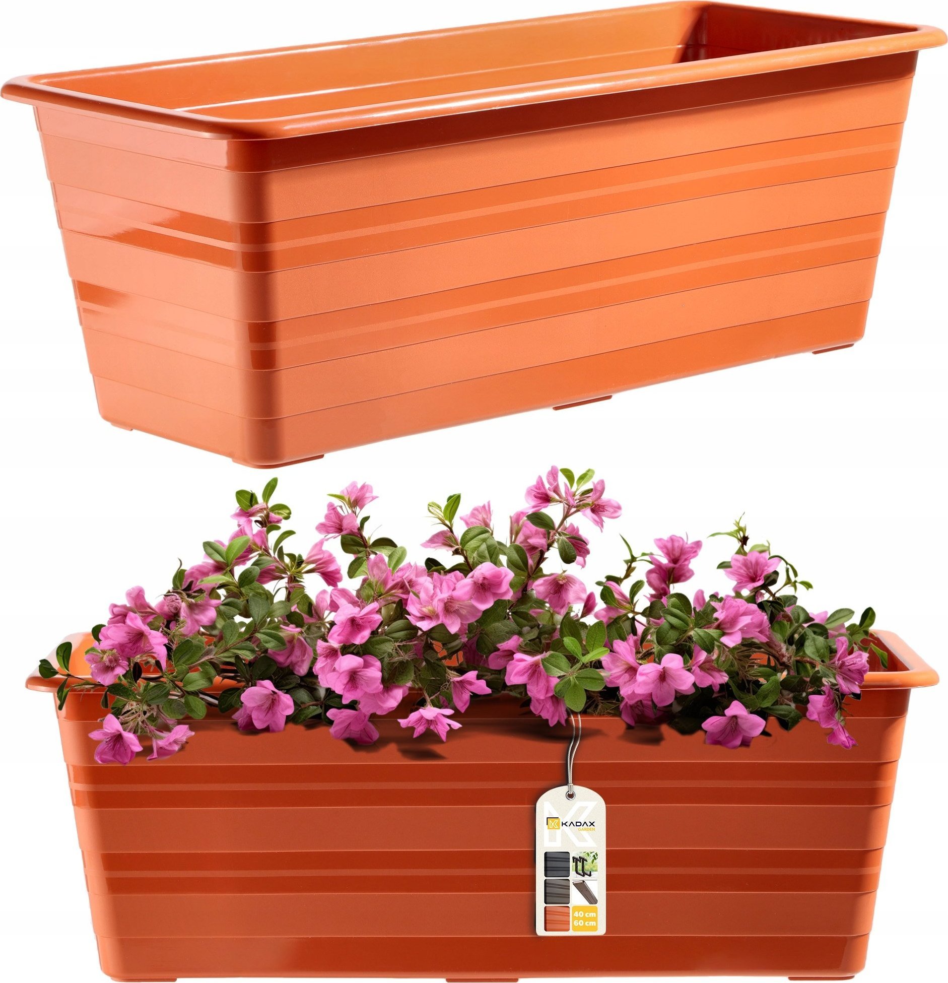 Kadax KADAX Doniczka Balkonowa 40cm Skrzynka Na Kwiaty