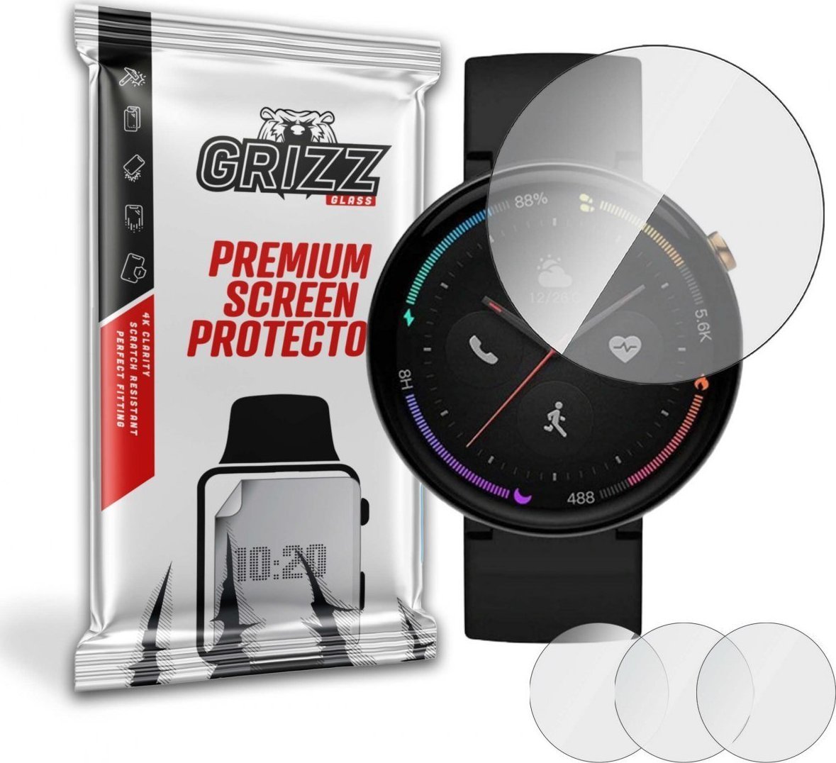 GrizzGlass Folia hydrożelowa Grizz Amazfit Nexo