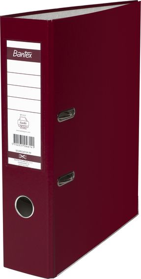 Segregator Bantex XXL dźwigniowy A4 80mm bordowy (104614)