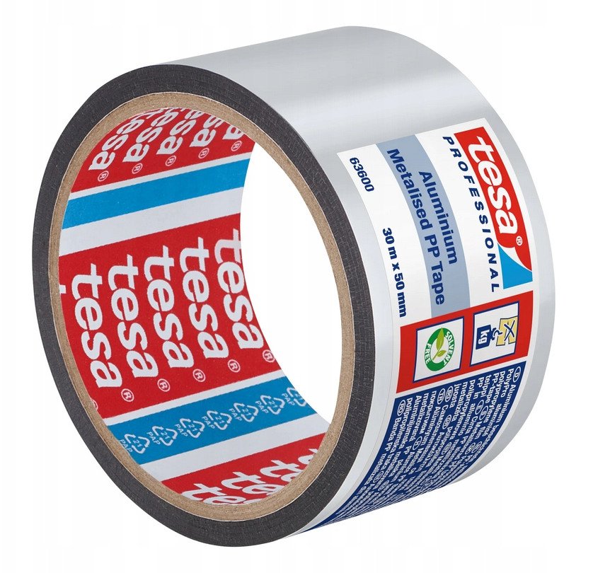 TAŚMA ALUMINIOWA ALUMINIUM-METALISED-PP/TAPE TESA