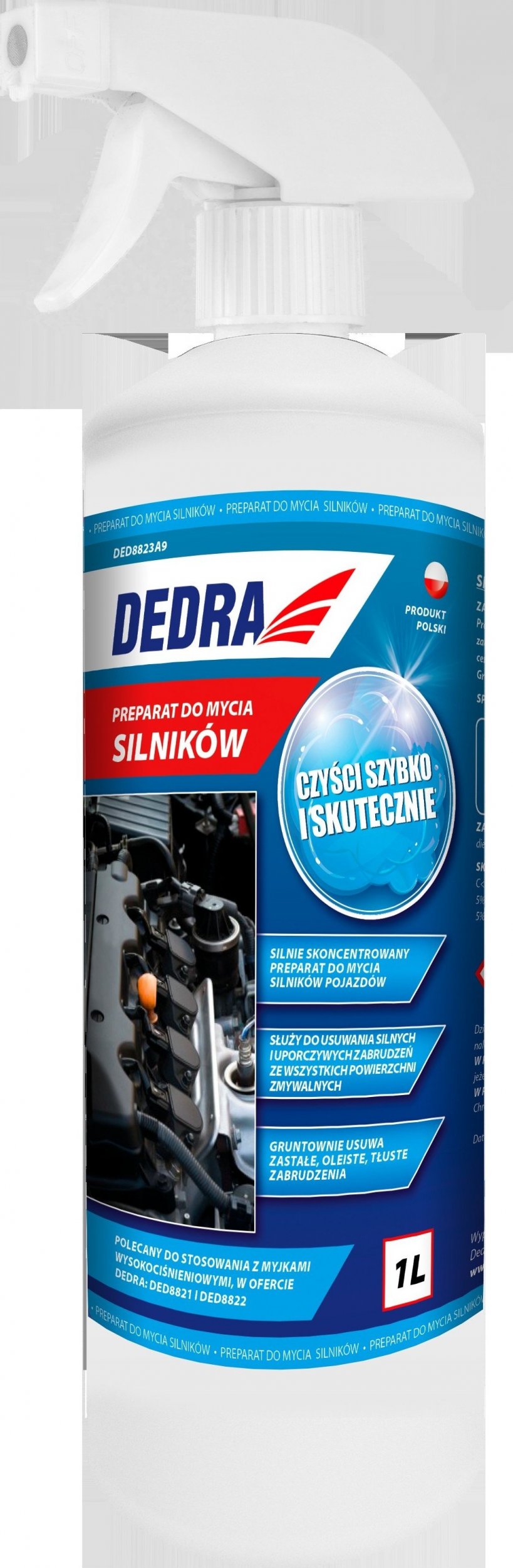 Dedra Preparat 1L do mycia silników z atomizerem