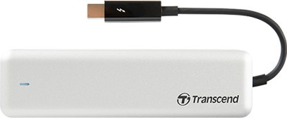 Dysk zewnętrzny SSD Transcend JetDrive 825 480GB Srebrny (TS480GJDM825)
