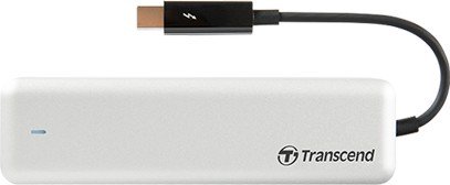 Dysk zewnętrzny SSD Transcend JetDrive 825 480GB Srebrny (TS480GJDM825)