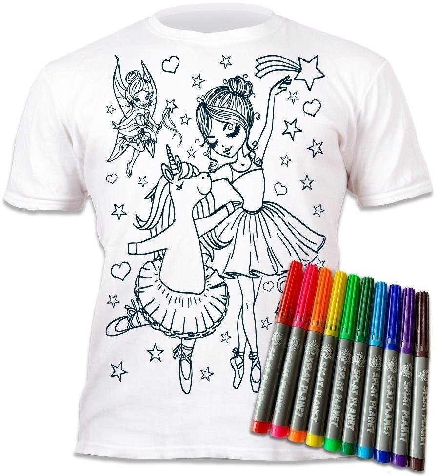 Koszulka do wielokrotnego kolor. Baletnica 7-8