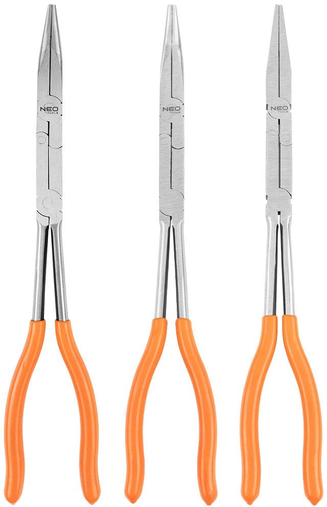 Szczypce z podwójnym przegubem CRV zestaw 3 szt.