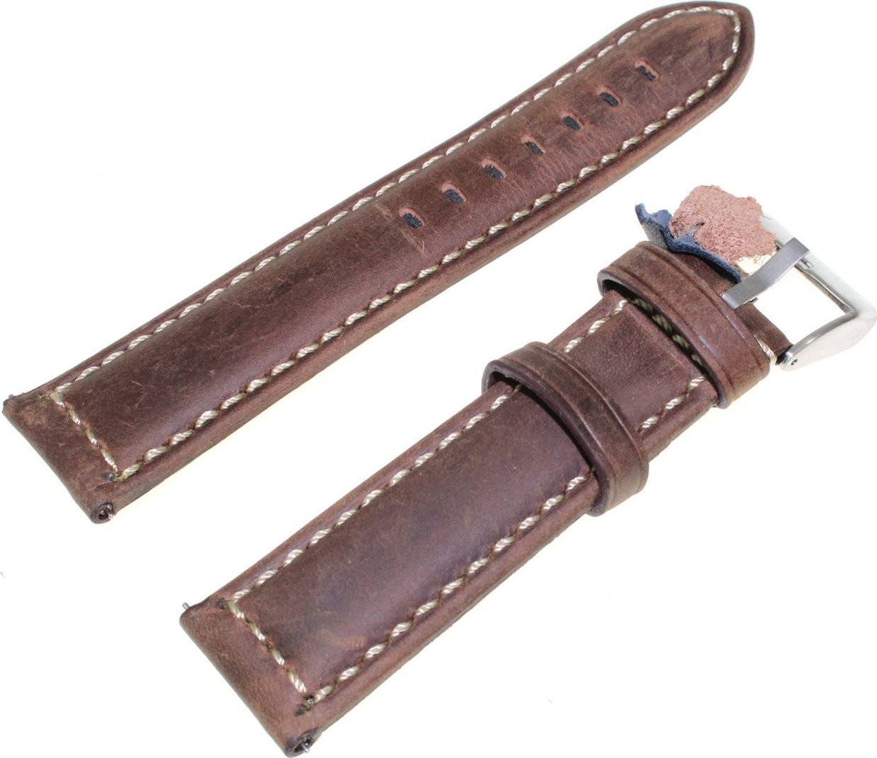 Diloy Zamszowy pasek do zegarka 22 mm Diloy 396.22.2