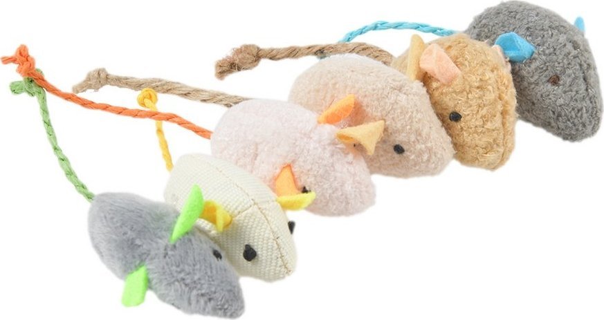 ZABAWKA DLA KOTA MYSZKA MYSZ PLUSZOWA 5,5CM