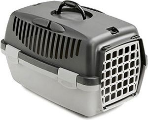 Zolux Transporter GULLIVER 1 z plastikowymi drzwiczkami jasnoszary/ciemnoszary