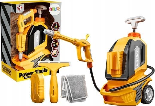 LeanToys Myjka Ciśnieniowa Dla Dzieci Ściereczka Gąbka Ściągaczka LEAN Toys