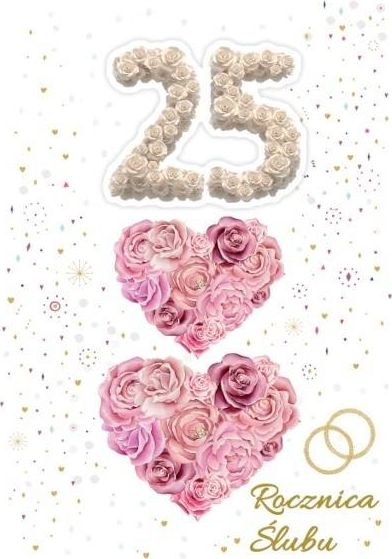 Trend Kartka okolicznościowa Rocznica Ślubu TG09
