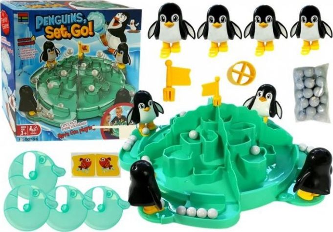 Lean Sport Gra Lodowiec Pingwinów Podbijanie Piłek Śnieżek