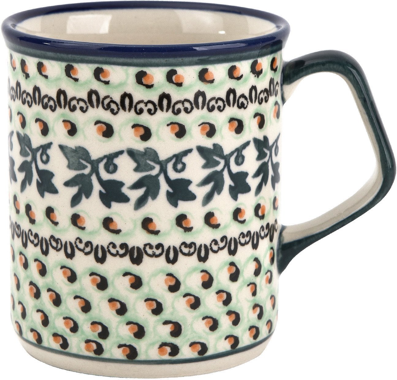 Kubek ceramiczny 250 ml Bolesławiec Dekor 1165A