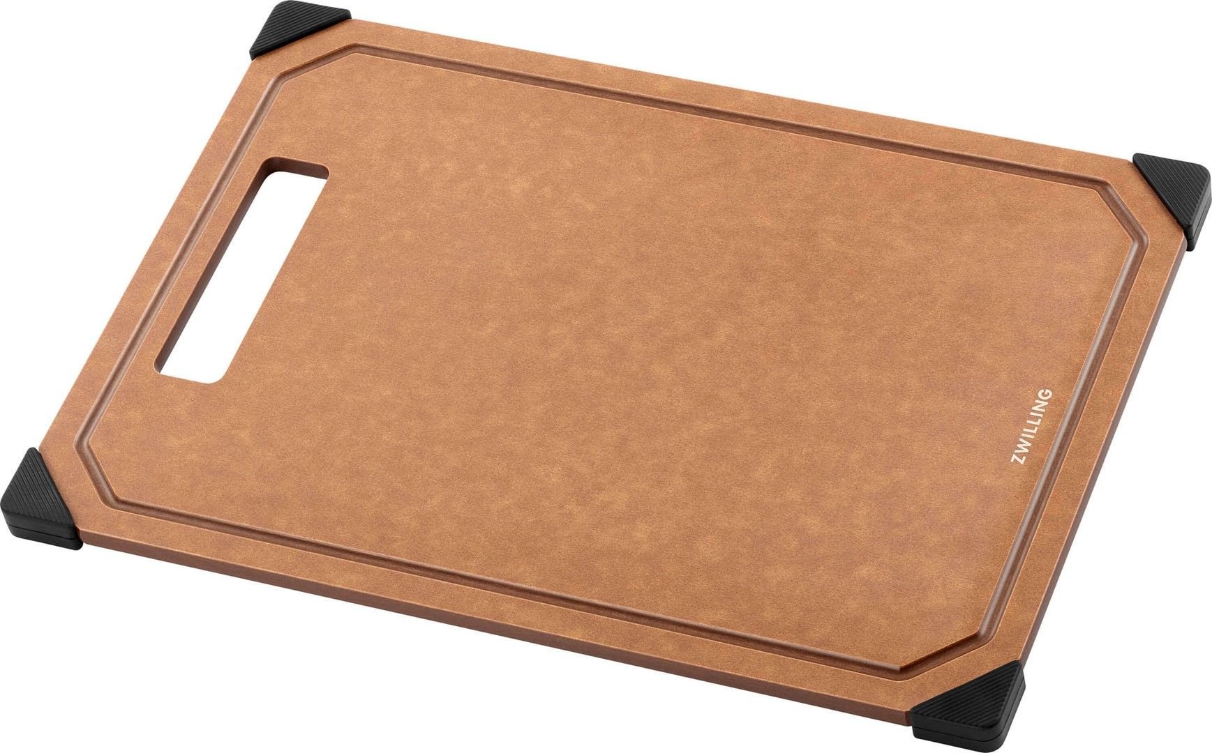 Deska kuchenna 31x21.5 cm - włókno drzewne, brązowa Zwilling