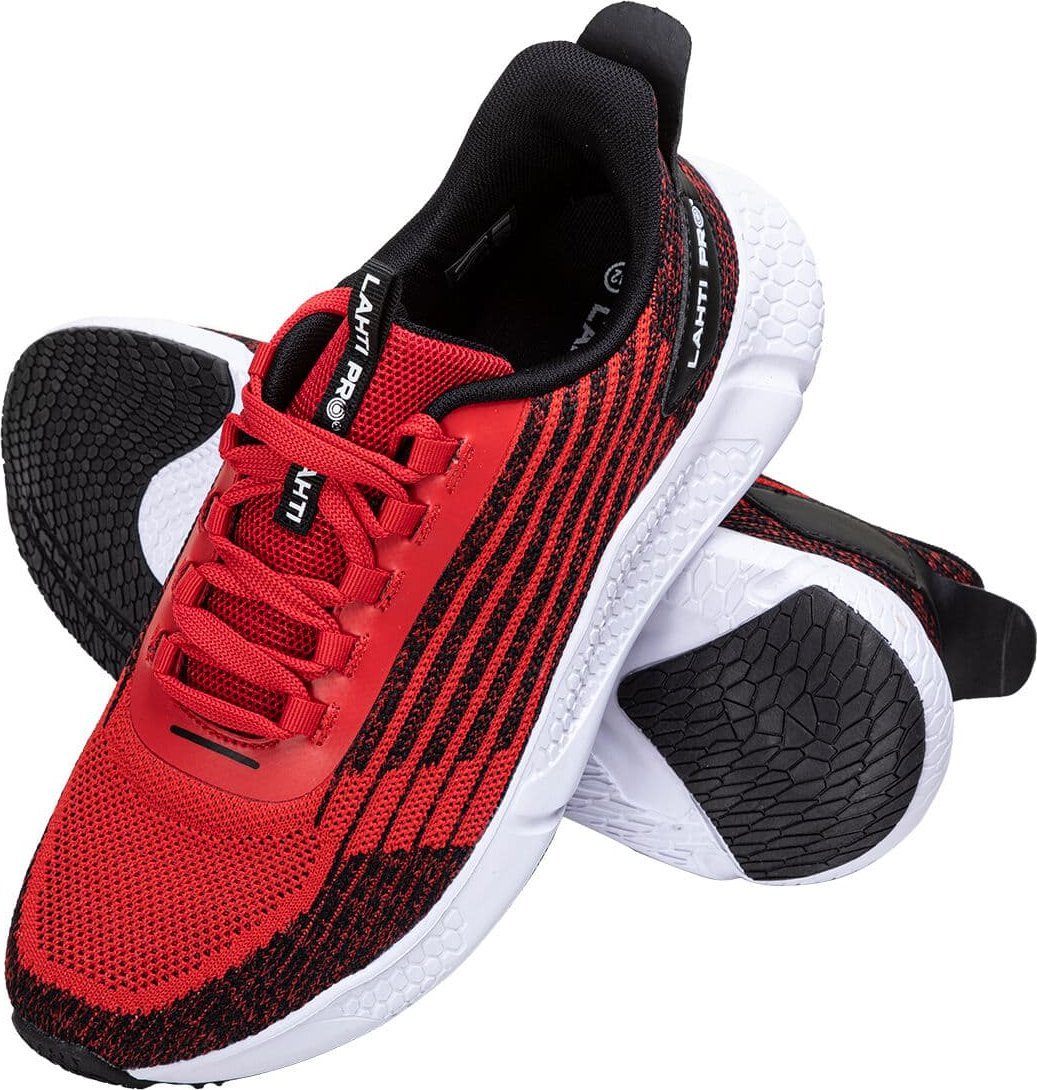 Lahti Pro PÓŁBUTY Z DZIANINY 3D CZERWONO-CZARNE, "40", LAHTI